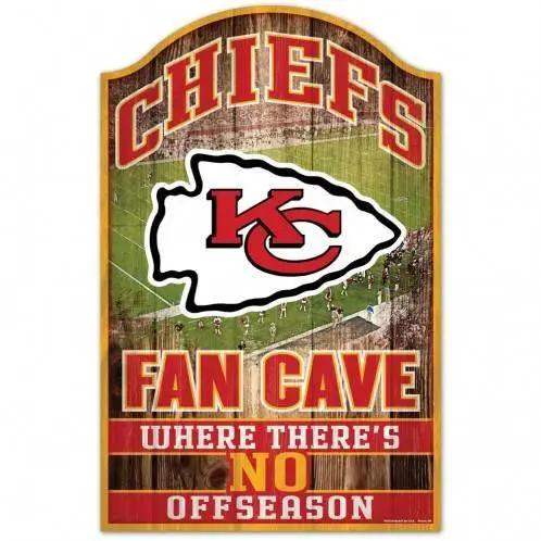  Kansas City Chiefs 11x17 Wood Sign Fan Cave Decor Wall -  ToylandEU™