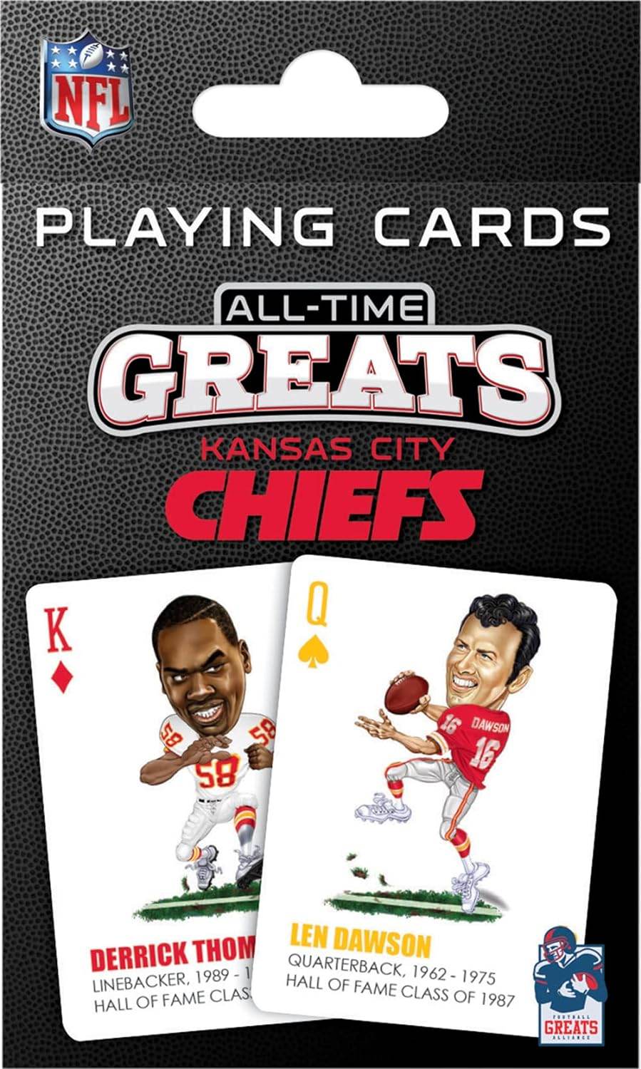 Kansas City Chiefs All Time Greats Playing Cards Deck - ToylandEU