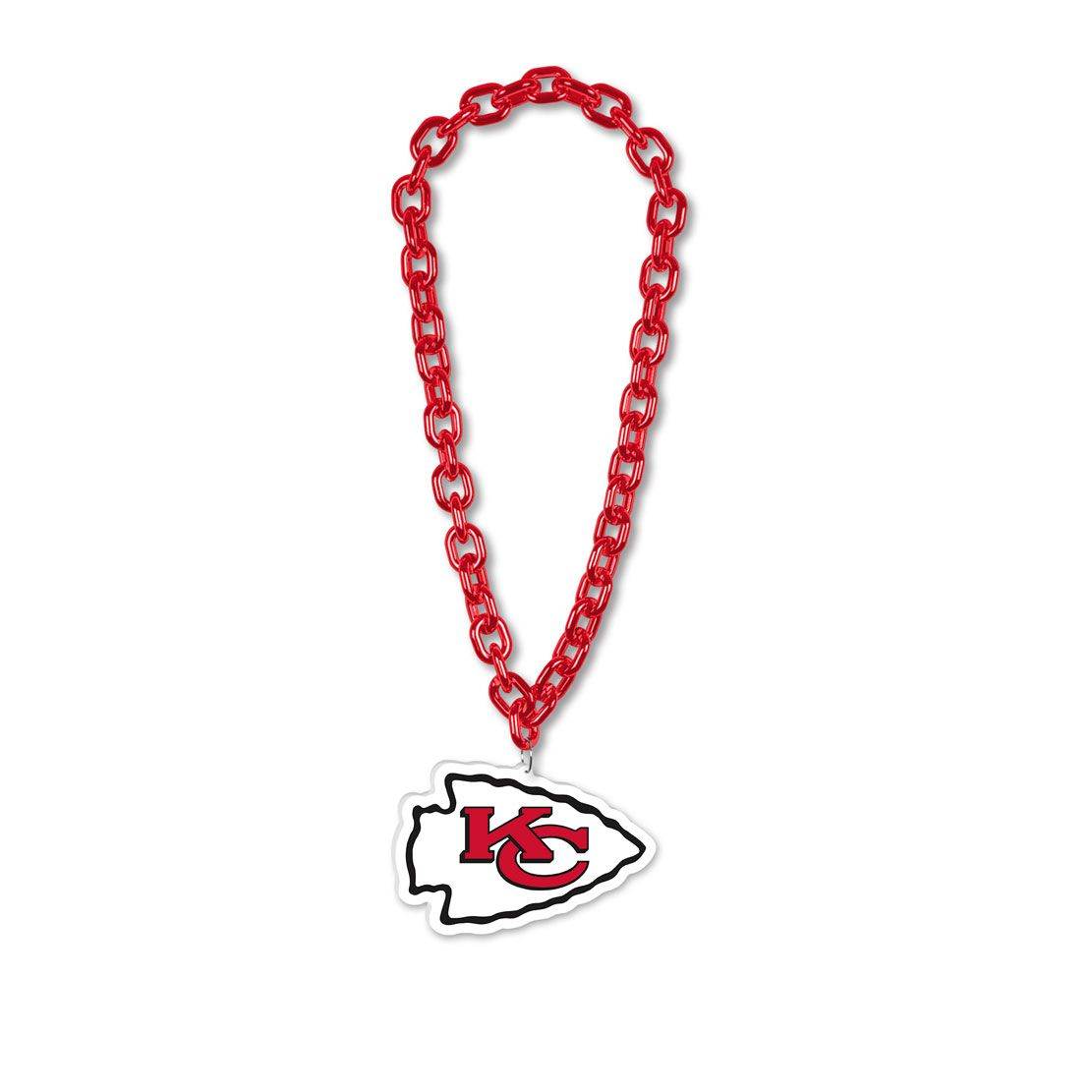 Kansas City Chiefs Big Chain Necklace For Game Day Gear - ToylandEU