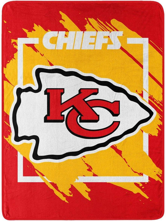 Kansas City Chiefs Blanket Micro Raschel Dimensional Design - ToylandEU