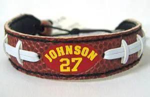 Kansas City Chiefs Bracelet Classic Jersey Larry Johnson Design CO -  ToylandEU™