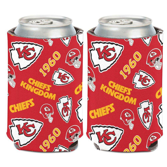 Kansas City Chiefs Can Cooler Scatter Print Design - ToylandEU
