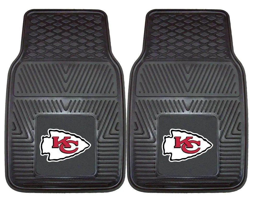  Kansas City Chiefs Car Mats Heavy Duty 2 Piece Vinyl -  ToylandEU™