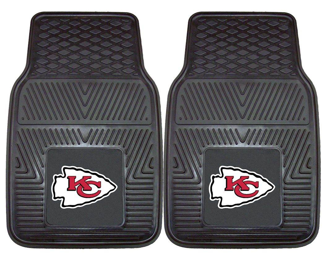 Kansas City Chiefs Car Mats Heavy Duty 2 Piece Vinyl - ToylandEU