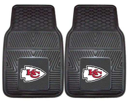 Kansas City Chiefs Car Mats Heavy Duty 2 Piece Vinyl - ToylandEU