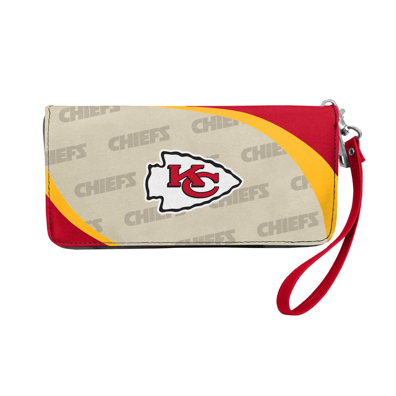 Kansas City Chiefs Curve Zip Organizer Wallet Wristlet - ToylandEU