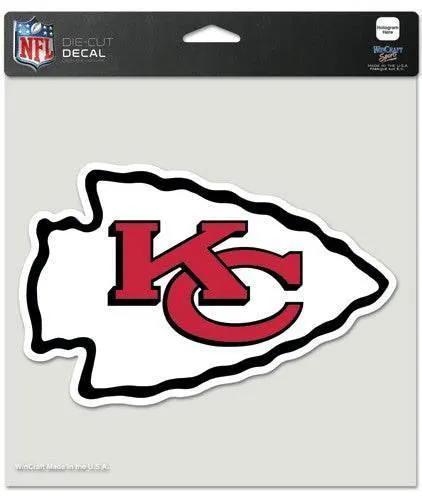  Kansas City Chiefs Decal 8x8 Die Cut Color -  ToylandEU™