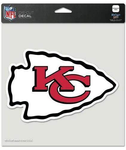  Kansas City Chiefs Decal 8x8 Die Cut Color -  ToylandEU™