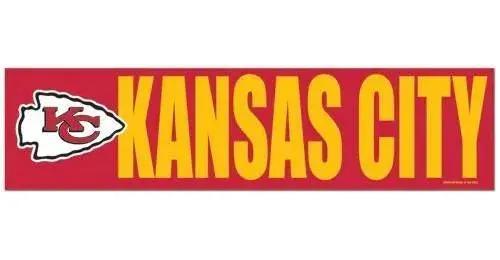  Kansas City Chiefs Decal Bumper Sticker -  ToylandEU™