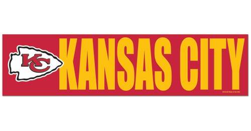 Kansas City Chiefs Decal Bumper Sticker - ToylandEU