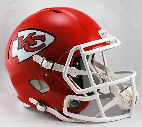  Kansas City Chiefs Deluxe Replica Speed Helmet Display -  ToylandEU™