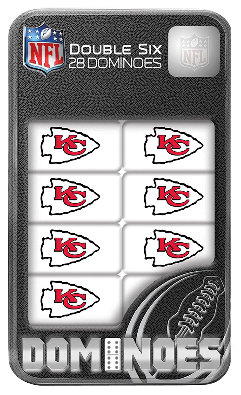 Kansas City Chiefs Dominoes Set 28 Pieces With Team Logo - ToylandEU