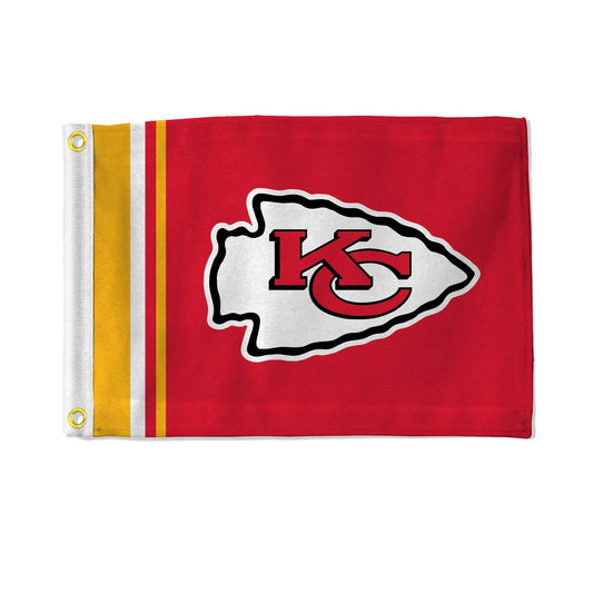 Kansas City Chiefs Flag 12x17 Striped Polyester For Display - ToylandEU