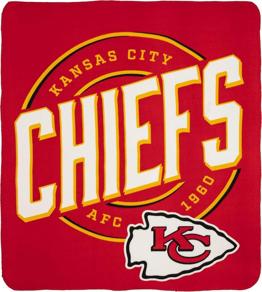Kansas City Chiefs Fleece Blanket 50x60 Campaign Design - ToylandEU