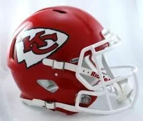  Kansas City Chiefs Helmet Riddell Authentic Full Size Speed Style -  ToylandEU™