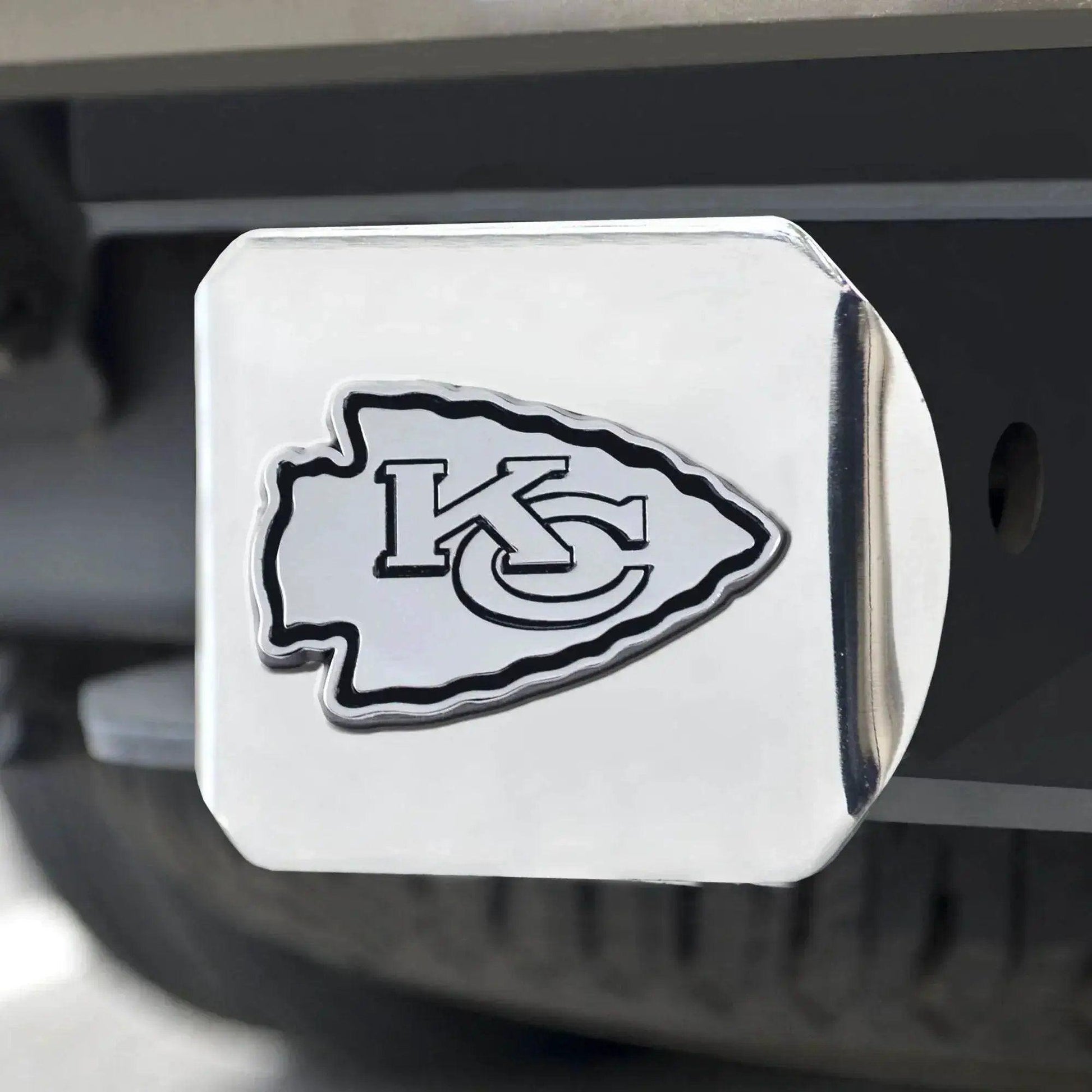  Kansas City Chiefs Hitch Cover Chrome Emblem For Hitches -  ToylandEU™