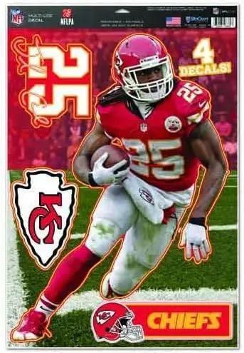  Kansas City Chiefs Jamaal Charles 11X17 Multi Use Decal -  ToylandEU™