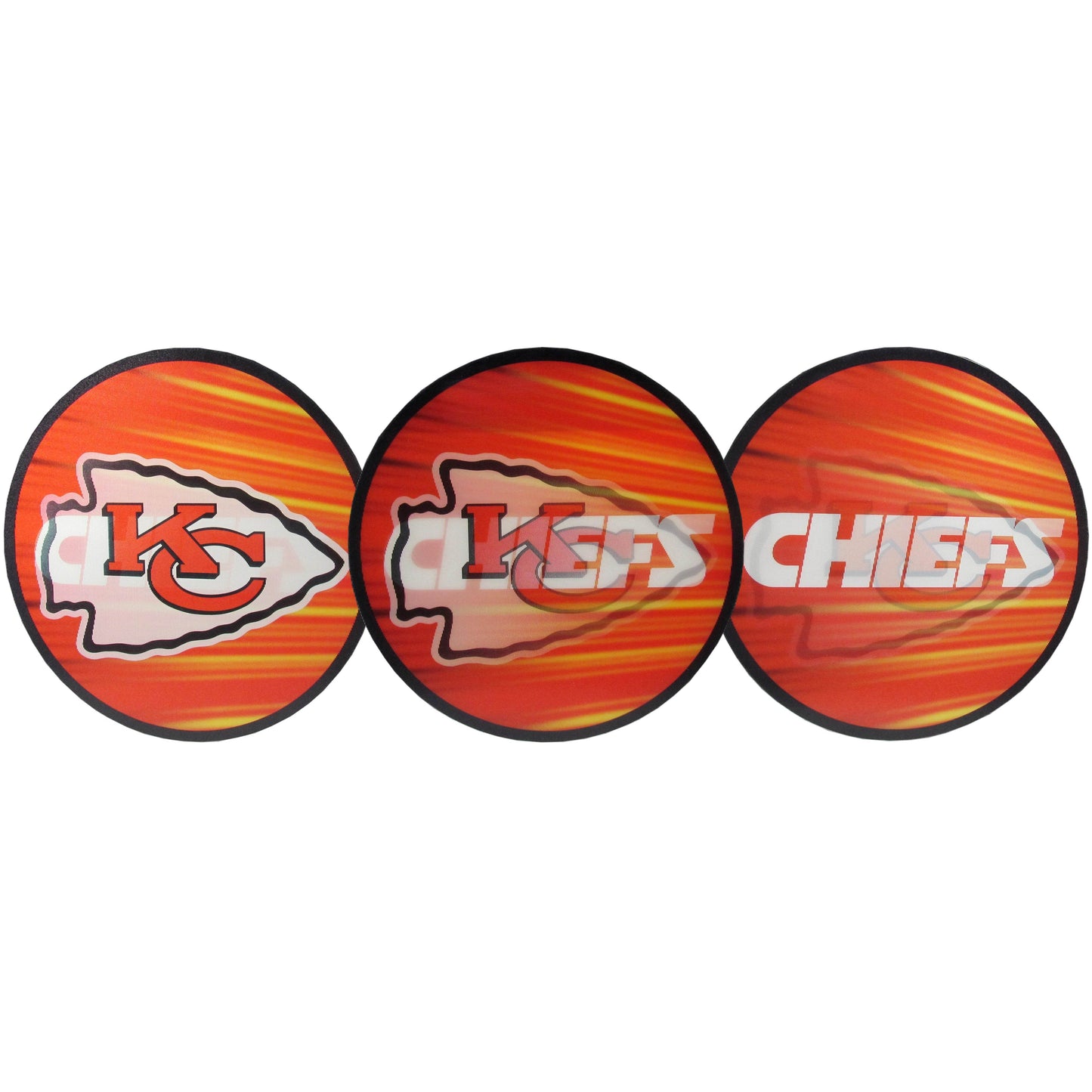 Kansas City Chiefs Lenticular Decal Flip Motion Outdoor Use - ToylandEU
