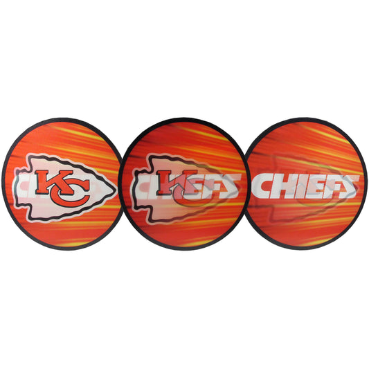 Kansas City Chiefs Lenticular Decal Flip Motion Outdoor Use - ToylandEU
