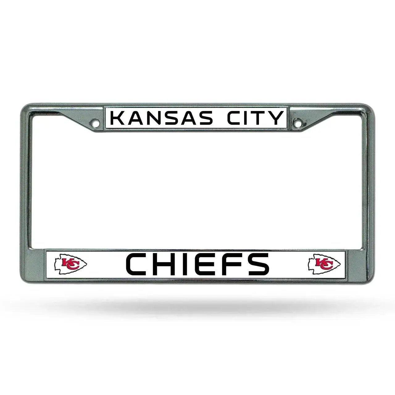  Kansas City Chiefs License Plate Frame Chrome -  ToylandEU™
