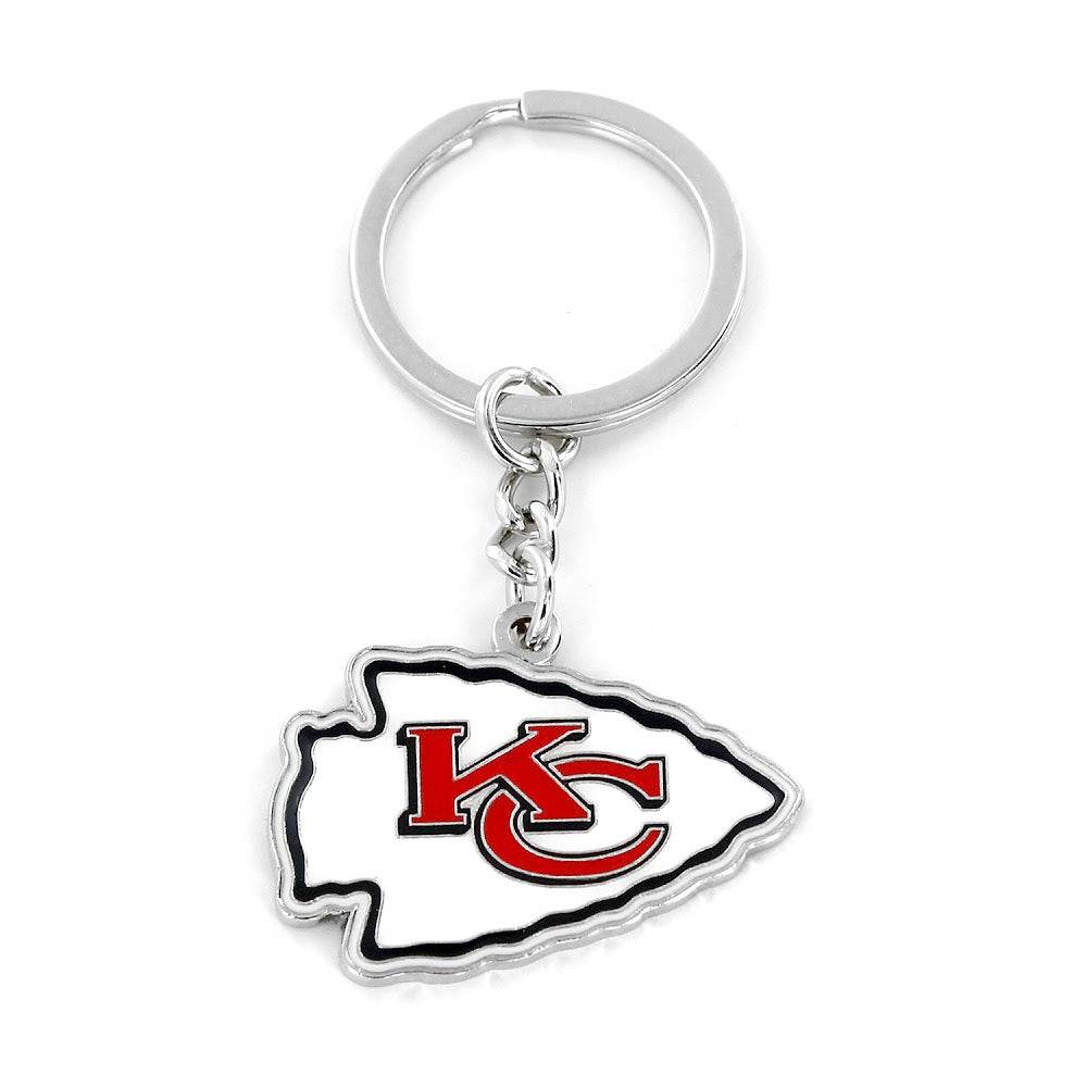 Kansas City Chiefs Logo Keychain With Signature Colors - ToylandEU