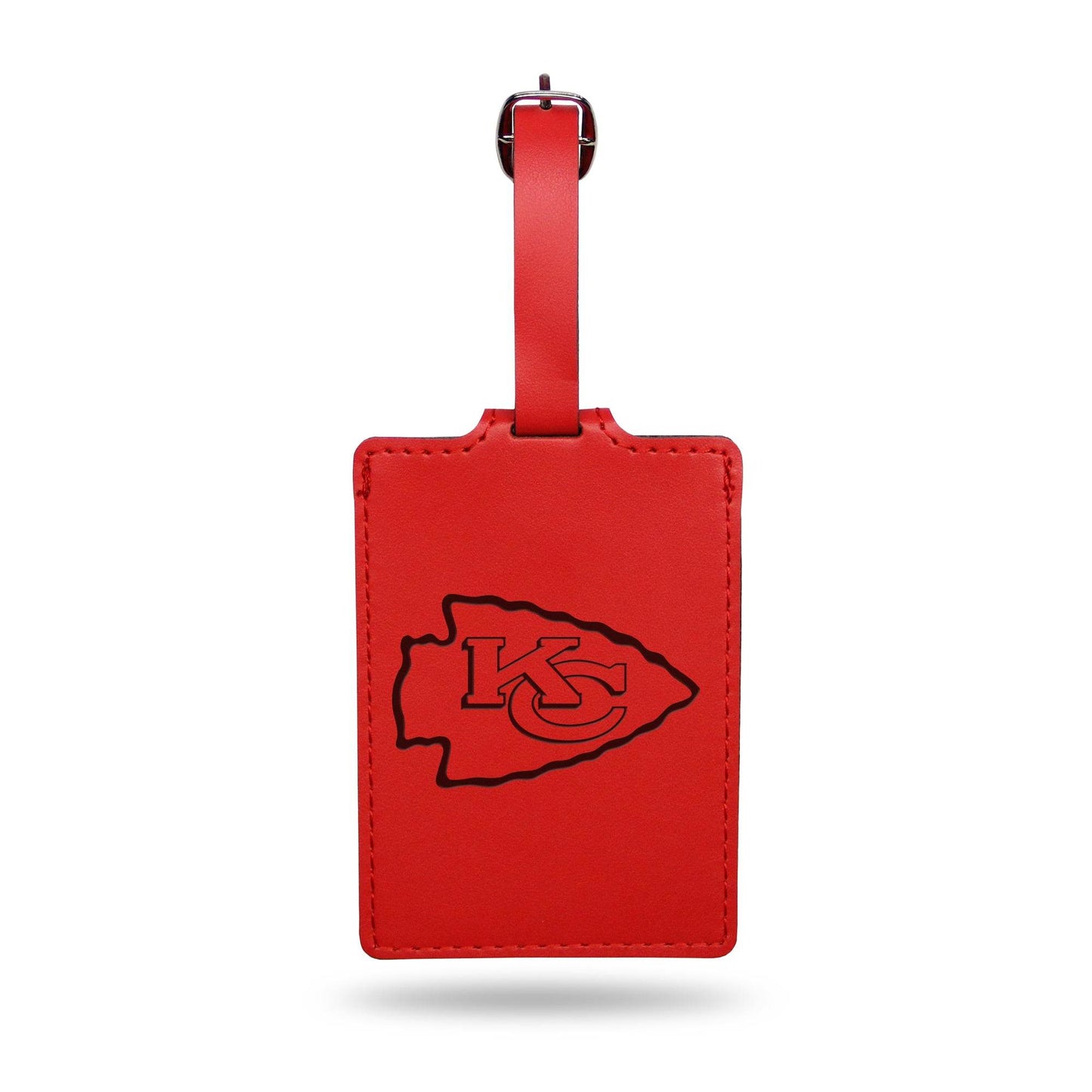 Kansas City Chiefs Luggage Tag Laser Engraved Durable Clip - ToylandEU