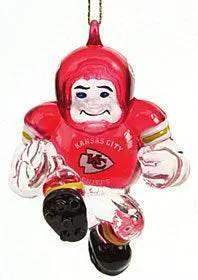 Kansas City Chiefs Ornament Crystal Halfback 3 Inch CO -  ToylandEU™