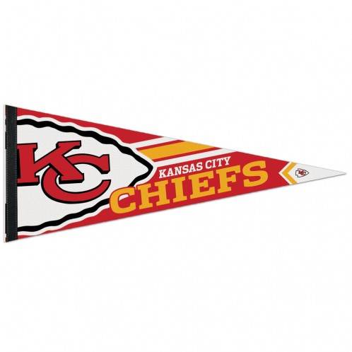 Kansas City Chiefs Premium 12x30 Felt Pennant Wincraft - ToylandEU