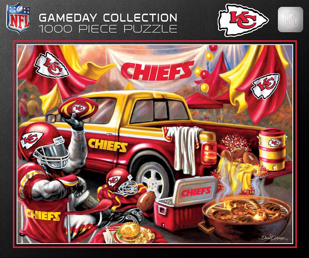 Kansas City Chiefs Puzzle 1000 Piece Gameday Design - ToylandEU