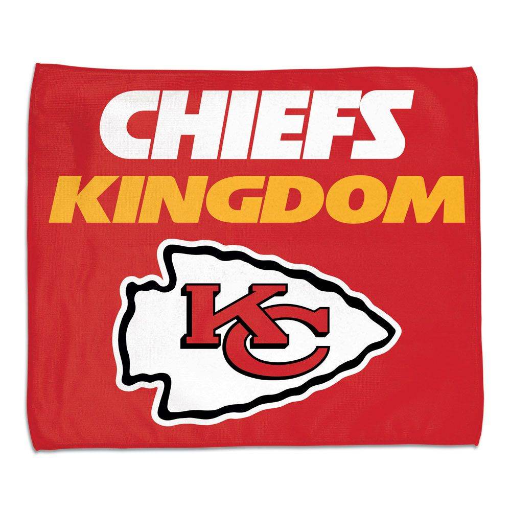 Kansas City Chiefs Rally Towel 15x18 Full Color Fan - ToylandEU