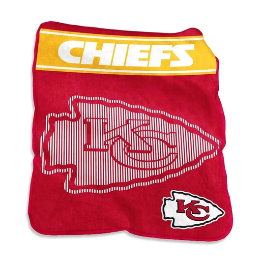  Kansas City Chiefs Raschel Throw Blanket 60x80 Cozy -  ToylandEU™