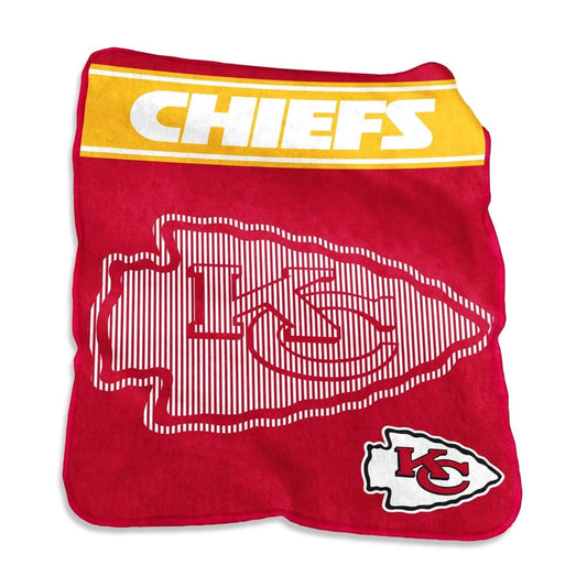 Kansas City Chiefs Raschel Throw Blanket 60x80 Cozy - ToylandEU