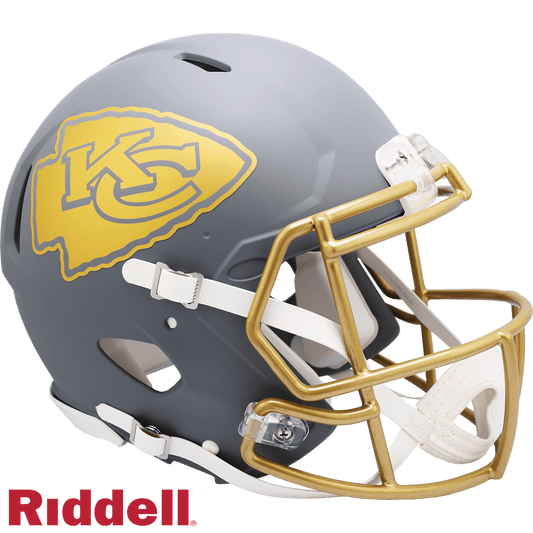 Kansas City Chiefs Riddell Authentic Slate Alternate Helmet - ToylandEU