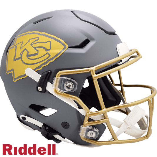 Kansas City Chiefs Riddell Authentic SpeedFlex Slate Helmet - ToylandEU