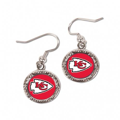 Kansas City Chiefs Round Logo Earrings Special Order - ToylandEU