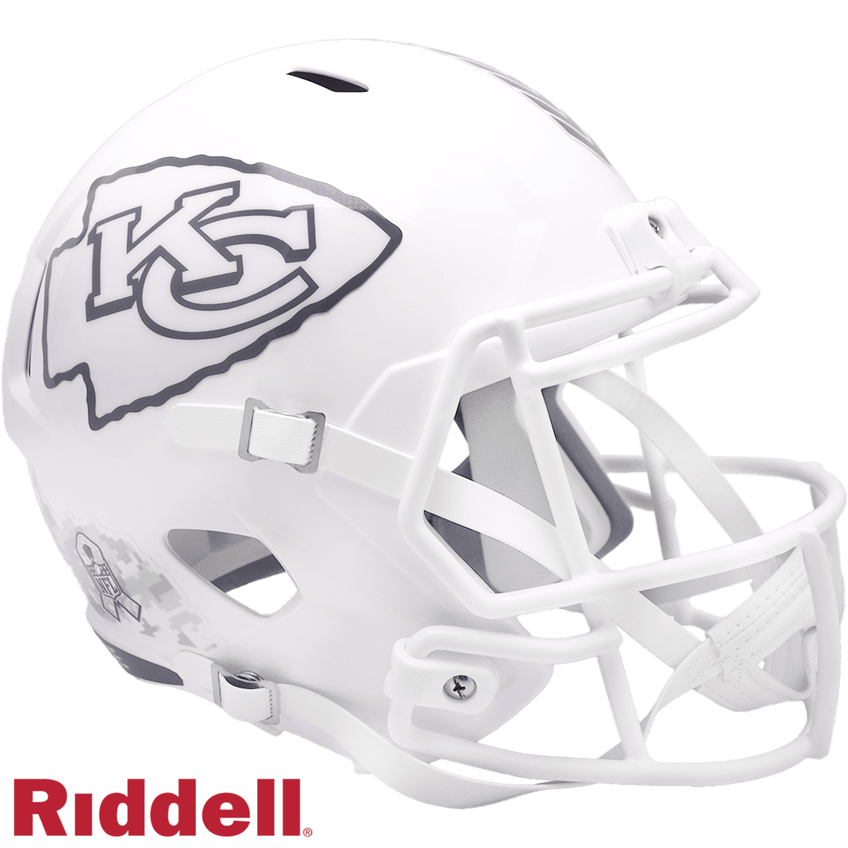 Kansas City Chiefs Salute To Service Riddell Replica Helmet - ToylandEU
