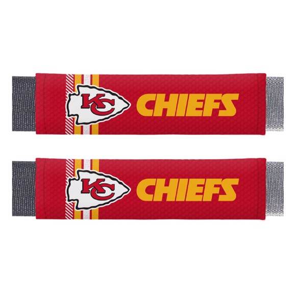 Kansas City Chiefs Seat Belt Pads Team Color 2 Pack - ToylandEU