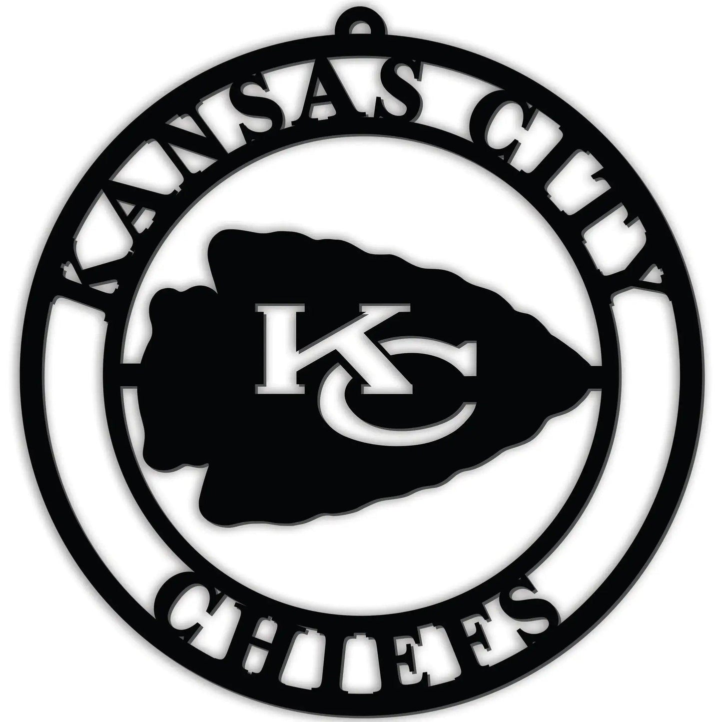  Kansas City Chiefs Sign Door Hanger 16 Inch Black PVC -  ToylandEU™