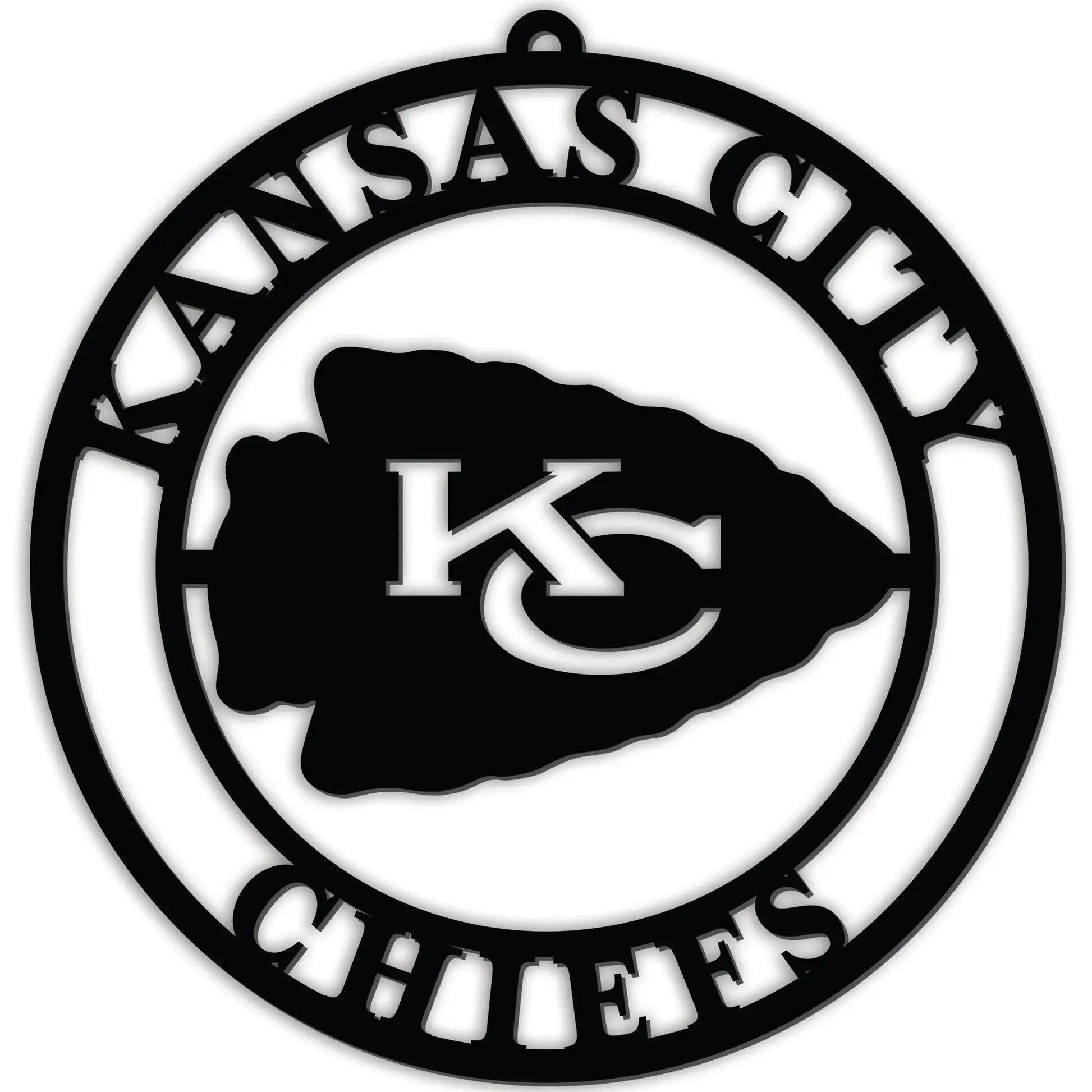  Kansas City Chiefs Sign Door Hanger 16 Inch Black PVC -  ToylandEU™