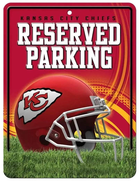  Kansas City Chiefs Sign Metal Parking -  ToylandEU™