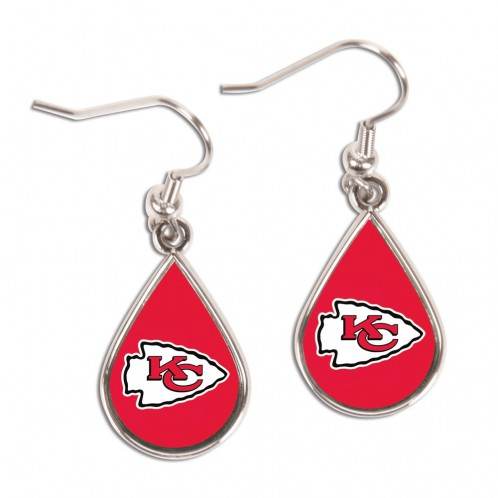 Kansas City Chiefs Tear Drop Earrings Special Order - ToylandEU