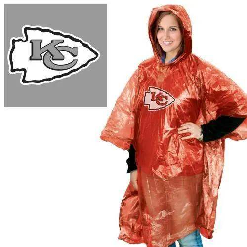  Kansas City Chiefs Ultra Rain Poncho One Size Fits Most -  ToylandEU™
