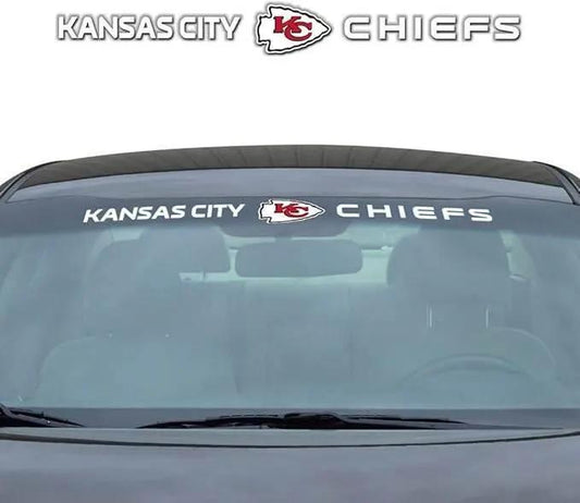  Kansas City Chiefs Windshield Decal 35 by 4 Team Logo -  ToylandEU™
