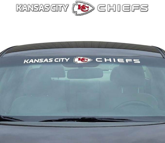 Kansas City Chiefs Windshield Decal 35 by 4 Team Logo - ToylandEU
