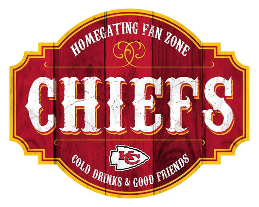  Kansas City Chiefs Wood Sign 12 Inch Homegating Tavern -  ToylandEU™