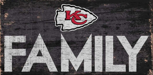  Kansas City Chiefs Wood Sign 12x6 Family Design Wall -  ToylandEU™