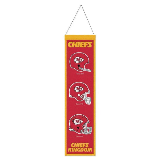  Kansas City Chiefs Wool Banner 8x32 Heritage Evolution -  ToylandEU™