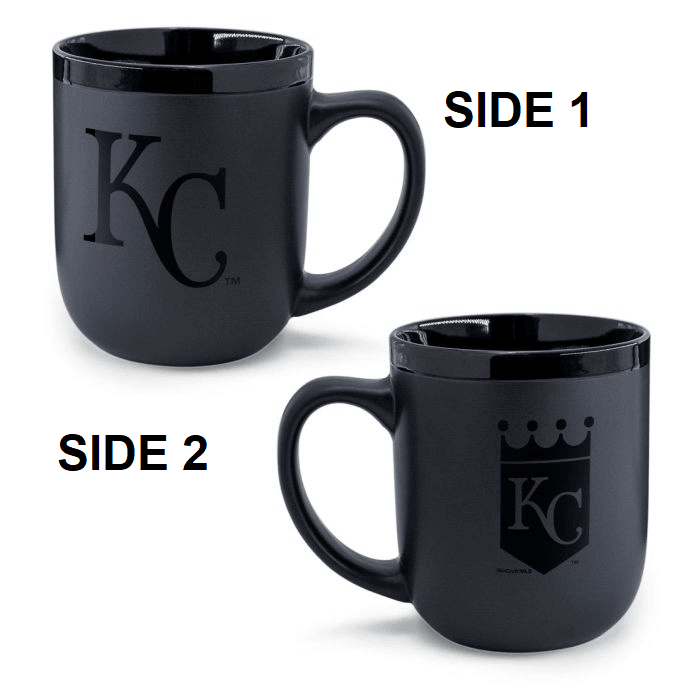 Kansas City Royals 17oz Matte Black Microwave Coffee Mug - ToylandEU