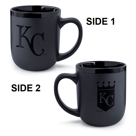 Kansas City Royals 17oz Matte Black Microwave Coffee Mug - ToylandEU