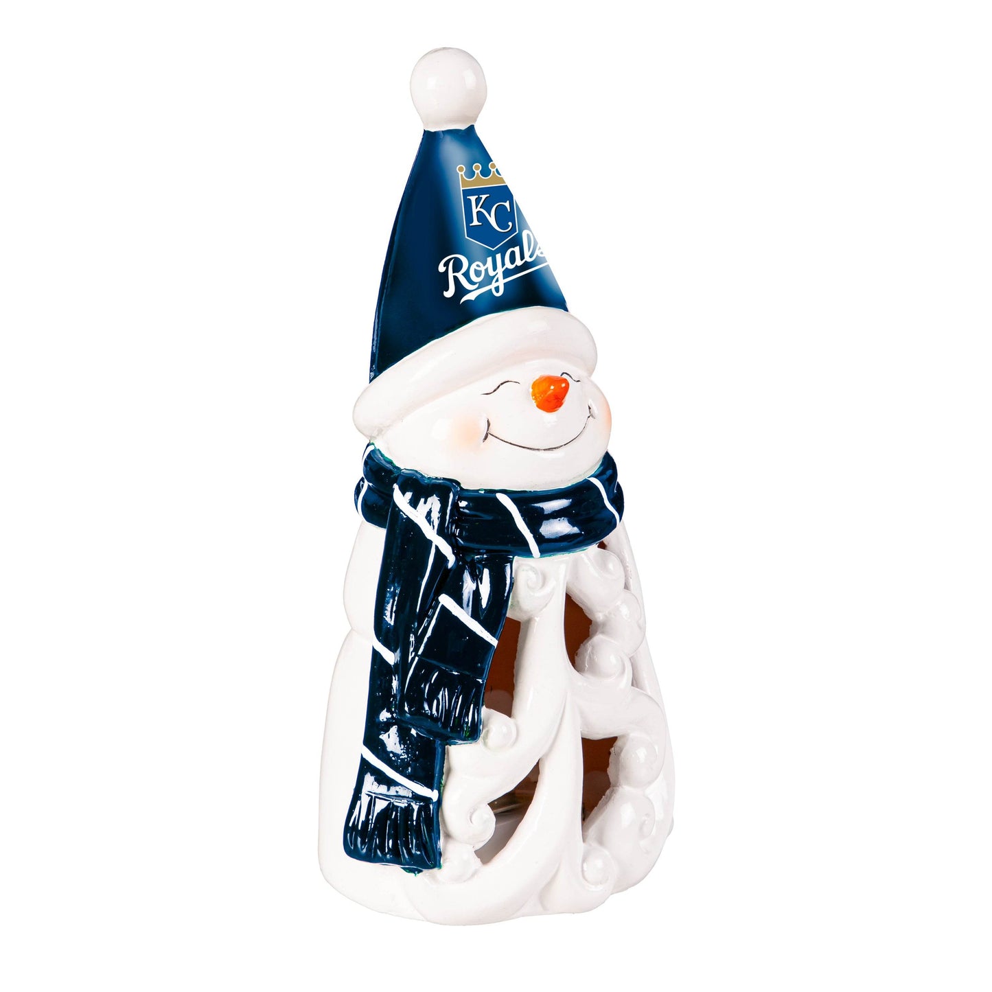 Kansas City Royals 8 Inch LED Snowman Statue Decor - ToylandEU